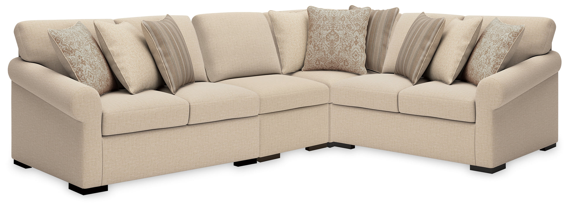 Haines Furniture Outlet - Ashley Furniture - LadyMae 4-Piece Sectional - 4-Piece Sectional - 59404S9
