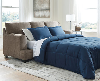 Haines Furniture Outlet - Ashley Furniture - Stonemeade Living Room - Queen Sofa Sleeper / Nutmeg - 5950539