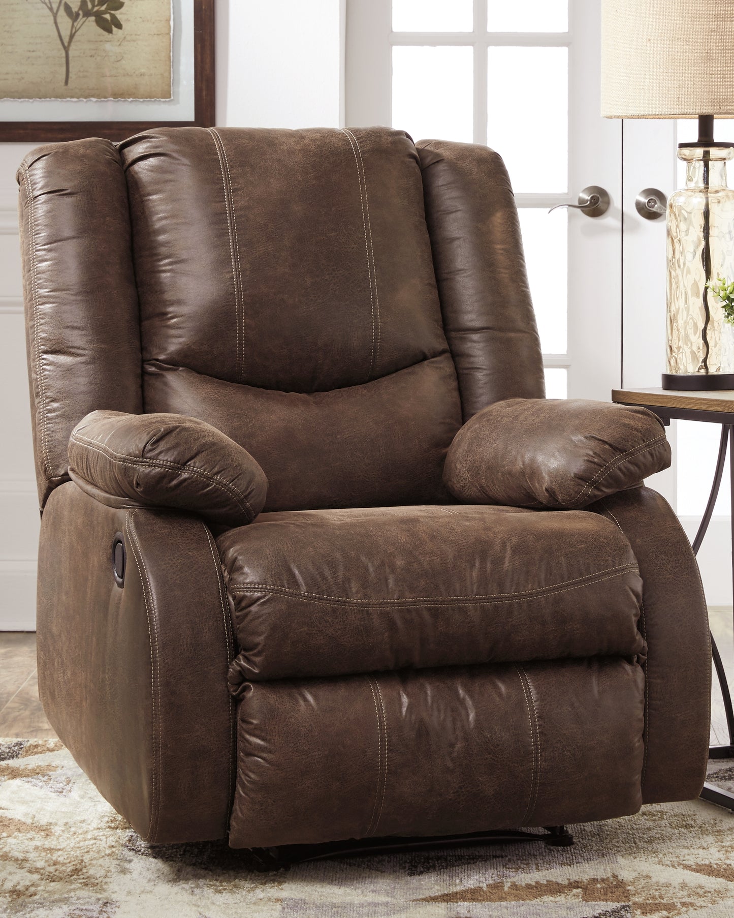 Haines Furniture Outlet - Ashley Furniture - Bladewood Living Room - Zero Wall Recliner / Coffee - 6030529