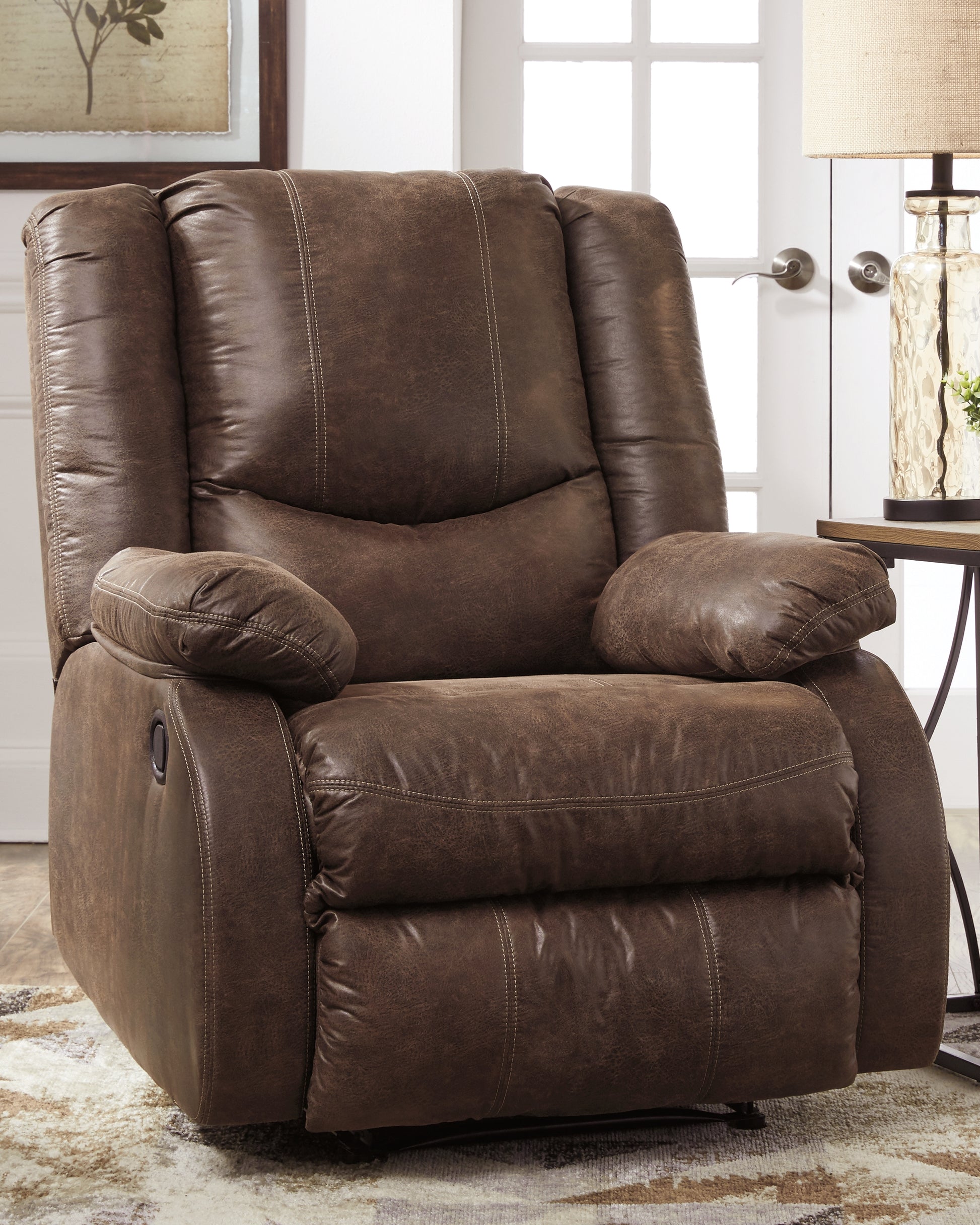 Haines Furniture Outlet - Ashley Furniture - Bladewood Living Room - Zero Wall Recliner / Coffee - 6030529