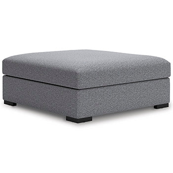 Haines Furniture Outlet - Ashley Furniture - Bealton Living Room - Oversized Accent Ottoman / Salt and Pepper - 6130508