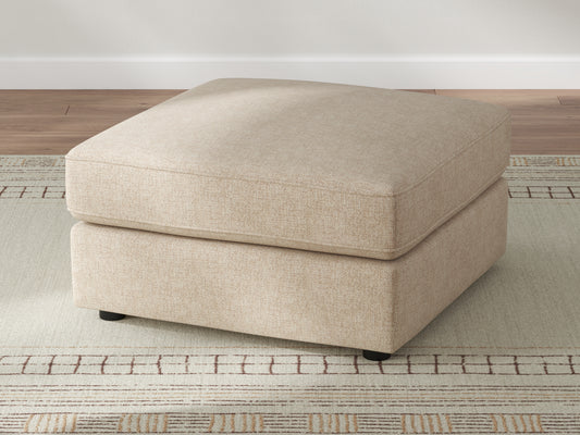 Haines Furniture Outlet - Ashley Furniture - Seyler Living Room - Oversized Accent Ottoman / Sand - 6140508