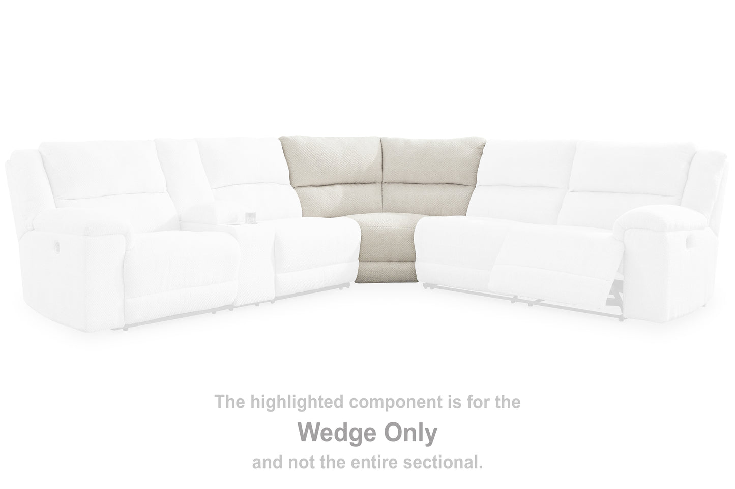 Haines Furniture Outlet - Ashley Furniture - Keensburg Sectional - RAF Reclining Power Loveseat / Linen - 6180775
