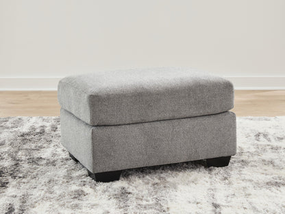 Haines Furniture Outlet - Ashley Furniture - Loreo Living Room - Ottoman / Flint - 6310314