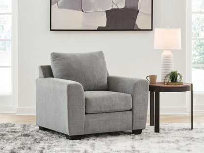 Haines Furniture Outlet - Ashley Furniture - Loreo Living Room - Chair / Flint - 6310320