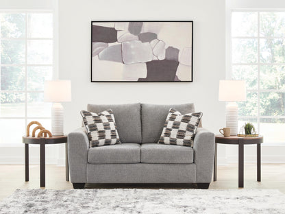 Haines Furniture Outlet - Ashley Furniture - Loreo Living Room - Loveseat / Flint - 6310335