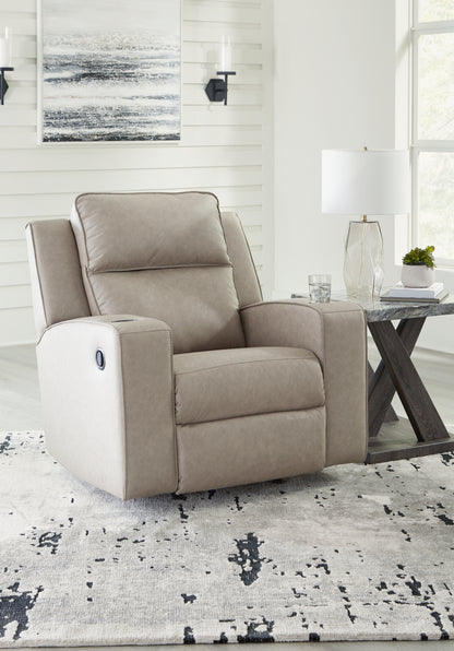 Haines Furniture Outlet - Ashley Furniture - Lavenhorne Living Room - Rocker Recliner / Pebble - 6330725