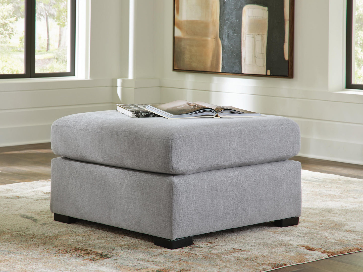 Haines Furniture Outlet - Ashley Furniture - Lakepoint Living Room - Oversized Accent Ottoman - 6680408