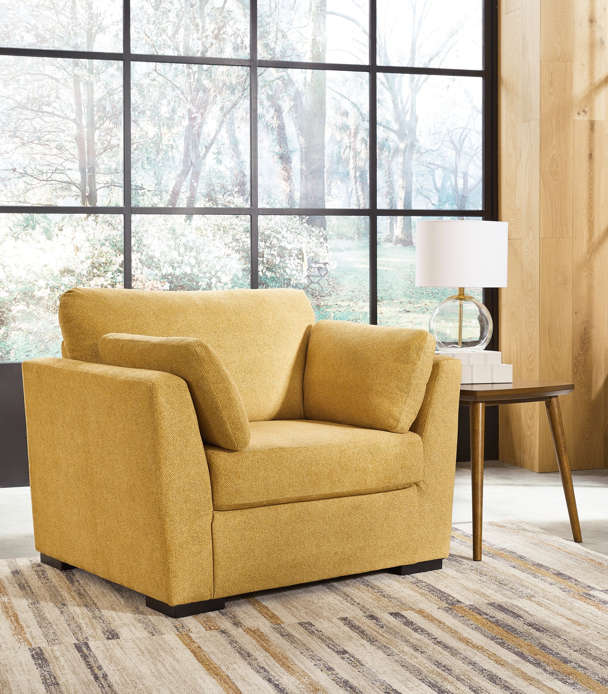 Haines Furniture Outlet - Ashley Furniture - Keerwick Living Room - Queen Sofa Sleeper / Sunflower - 6750639