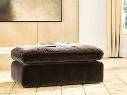 Haines Furniture Outlet - Ashley Furniture - Maxton Heights Living Room - Ottoman / Bittersweet - 6780714