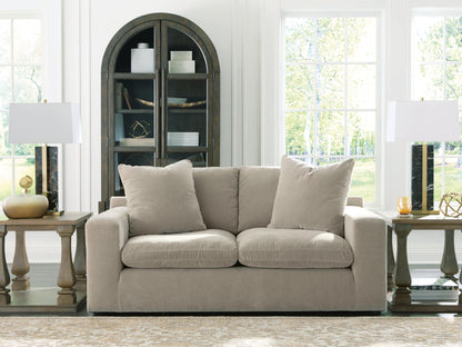 Haines Furniture Outlet - Ashley Furniture - Maxton Heights Living Room - Loveseat / Pebble - 6780835