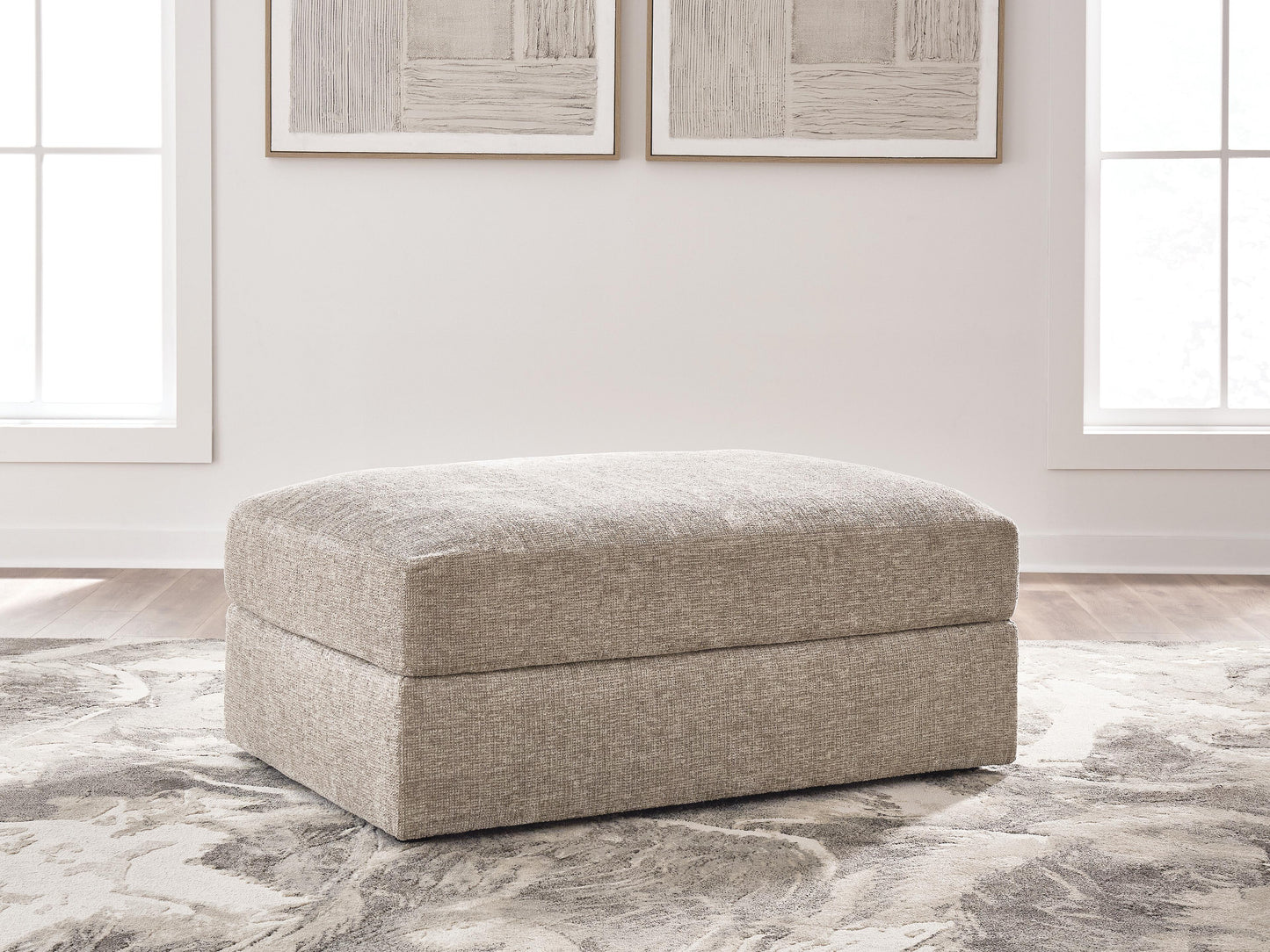 Haines Furniture Outlet - Ashley Furniture - Nexora-Court Sectional - Oversized Accent Ottoman - PC6800808