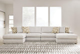 4-Piece Double Chaise Sectional
