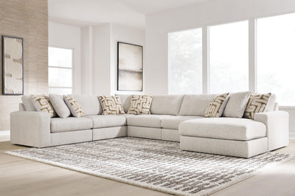 Haines Furniture Outlet - Ashley Furniture - Kestrie 6-Piece Sectional with Chaise - 6-Piece Sectional with Chaise - PC68706S15