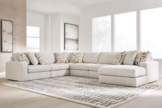 Haines Furniture Outlet - Ashley Furniture - Kestrie 6-Piece Sectional with Chaise - 6-Piece Sectional with Chaise - PC68706S15