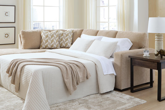 Haines Furniture Outlet - Ashley Furniture - Bridgepoint Sectional - RAF 2-Piece Sleeper Sectional with Chaise - PC69507S4
