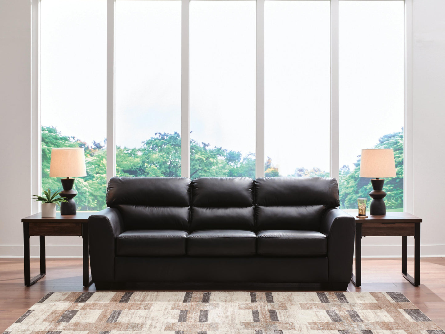 Haines Furniture Outlet - Ashley Furniture - Glennbre Living Room - Sofa / Midnight - PC6980438