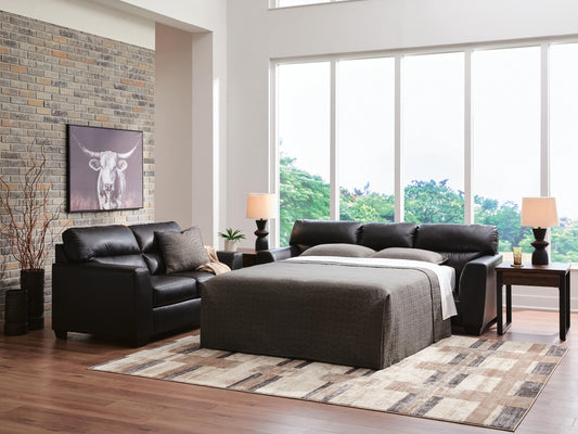Haines Furniture Outlet - Ashley Furniture - Glennbre Living Room - Queen Sofa Sleeper - PC6980439
