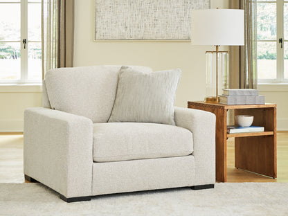 Haines Furniture Outlet - Ashley Furniture - Conlee-Pike Living Room - Chair and a Half / Linen - PC8131023