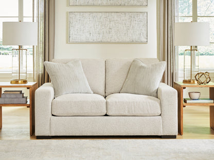 Haines Furniture Outlet - Ashley Furniture - Conlee-Pike Living Room - Loveseat / Linen - PC8131035
