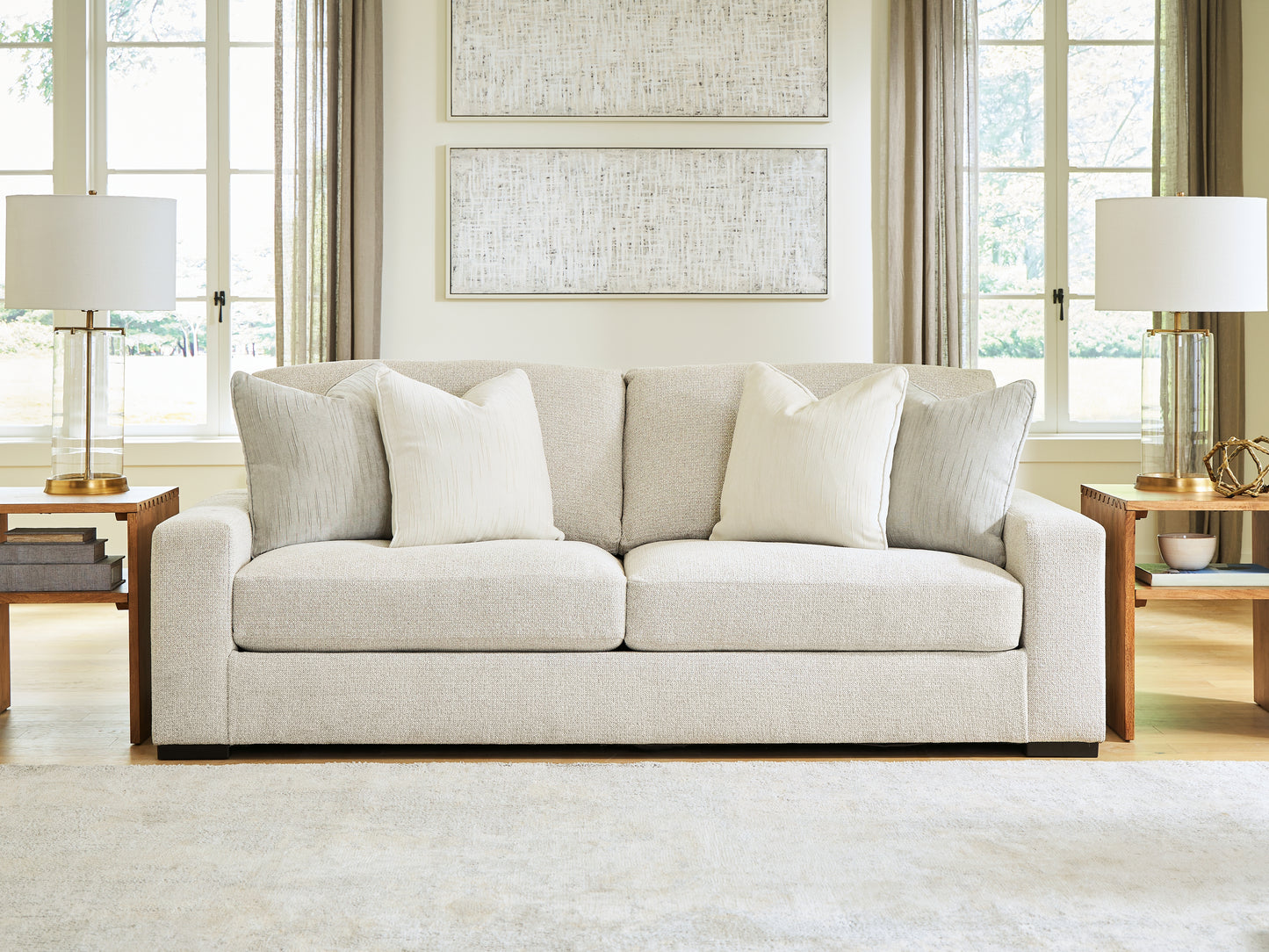 Haines Furniture Outlet - Ashley Furniture - Conlee-Pike Living Room - Sofa - PC8131038