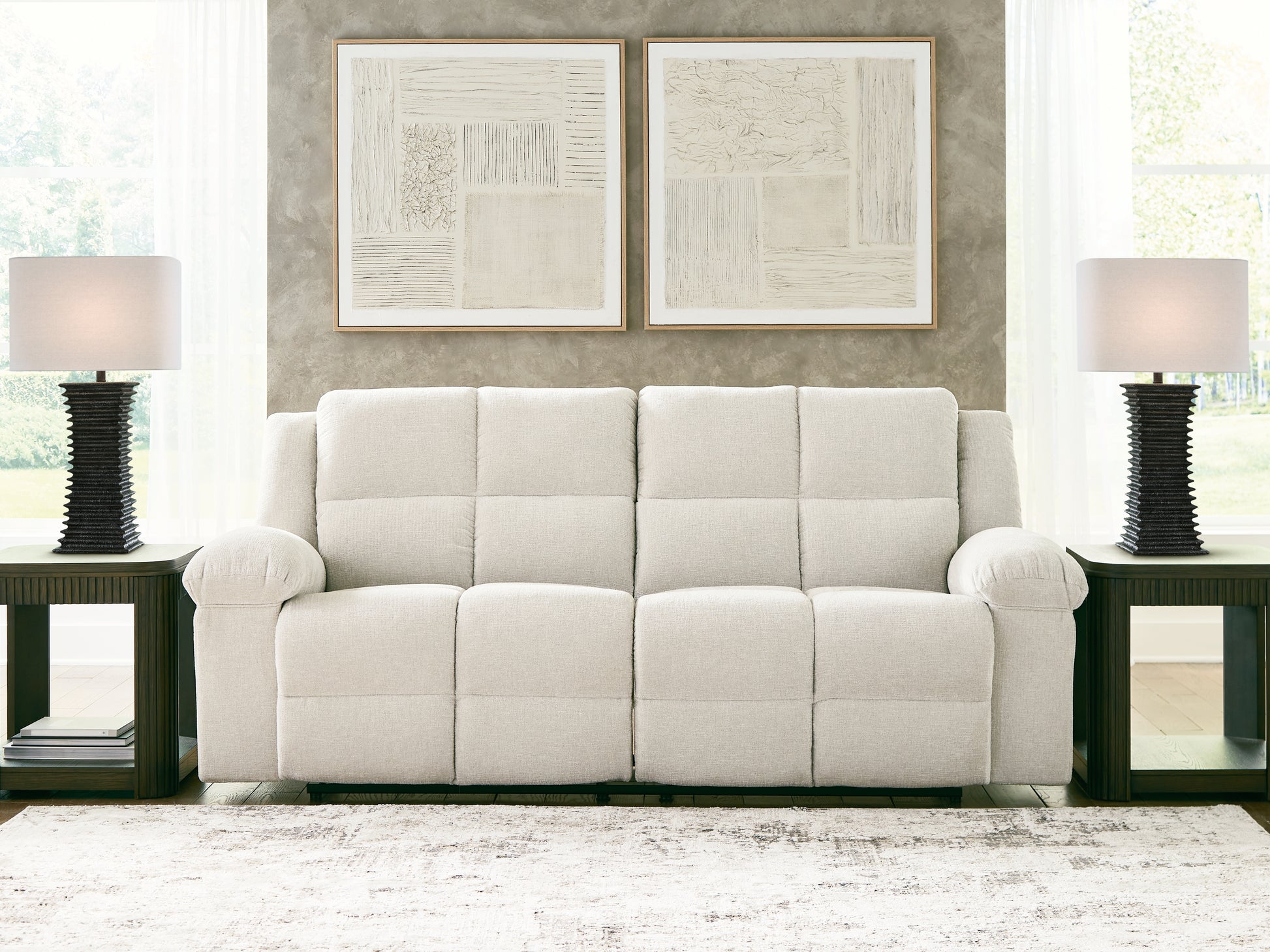 Haines Furniture Outlet - Ashley Furniture - Orlen Living Room - 2 Seat Reclining Sofa - 8160281