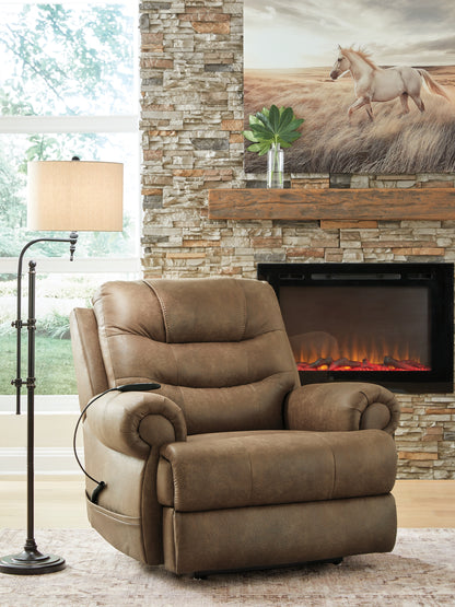 Haines Furniture Outlet - Ashley Furniture - Revived and Restored Living Room - Power Lift Recliner - PC8240712