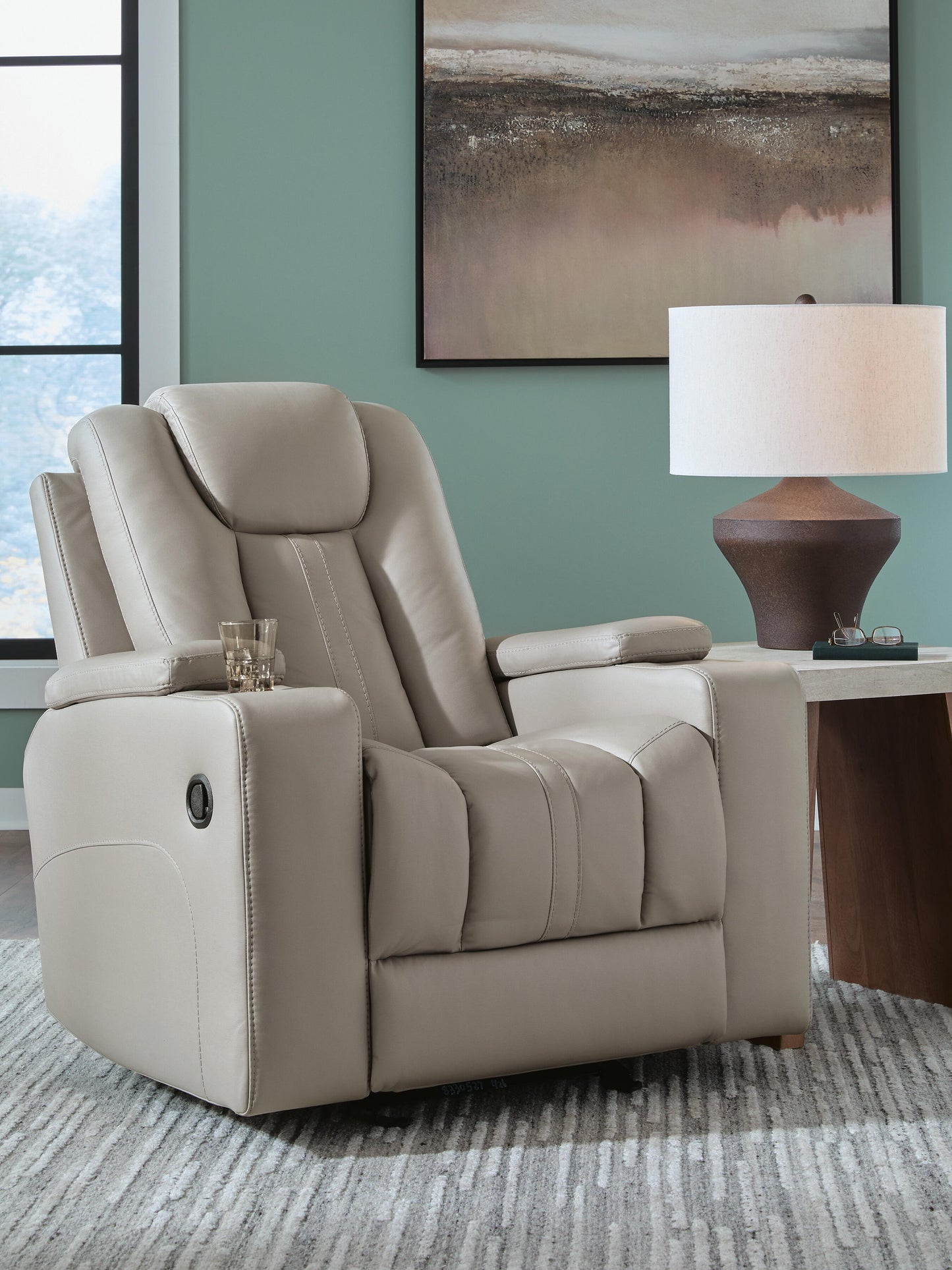 Haines Furniture Outlet - Ashley Furniture - Elevate Edges Living Room - Glider Recliner / Coin - PC8330527