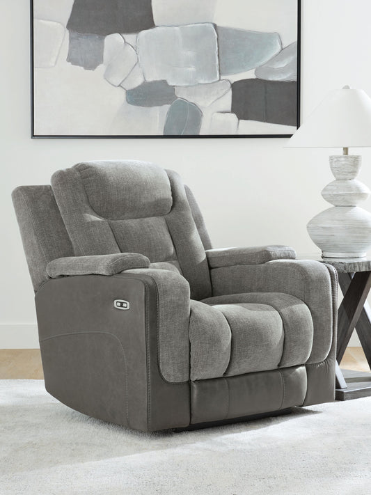 Haines Furniture Outlet - Ashley Furniture - Mixed Motion Living Room - PWR Recliner/ADJ Headrest - PC8350513
