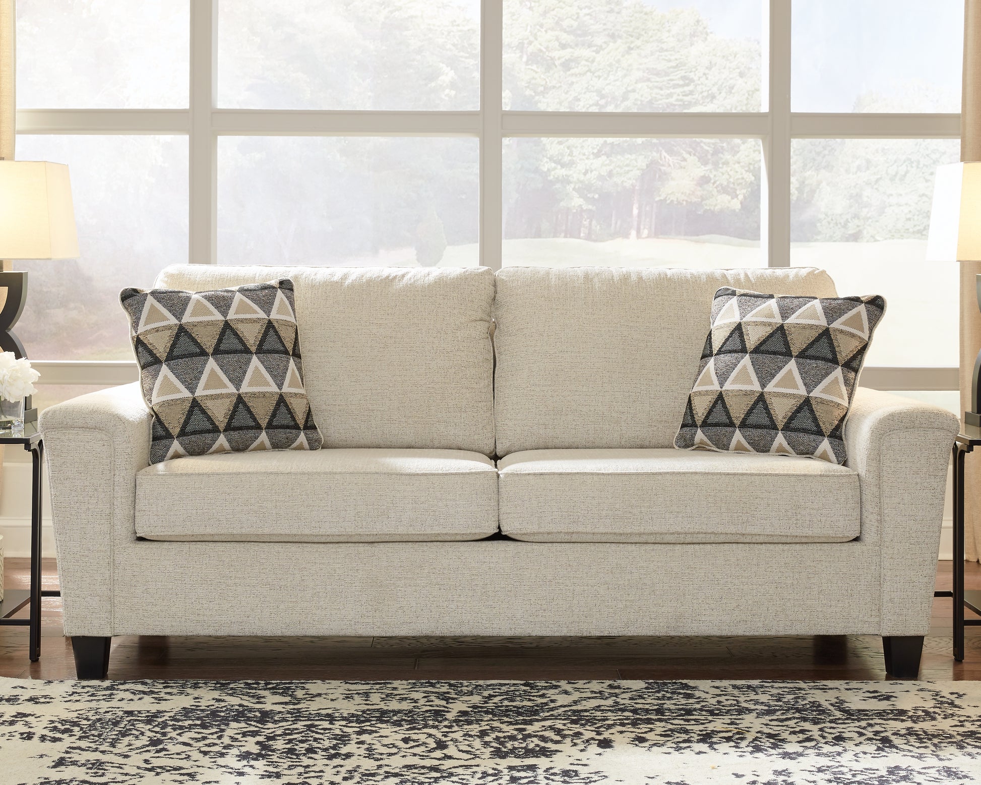 Haines Furniture Outlet - Ashley Furniture - Abinger Living Room - Sofa / Natural - 8390438