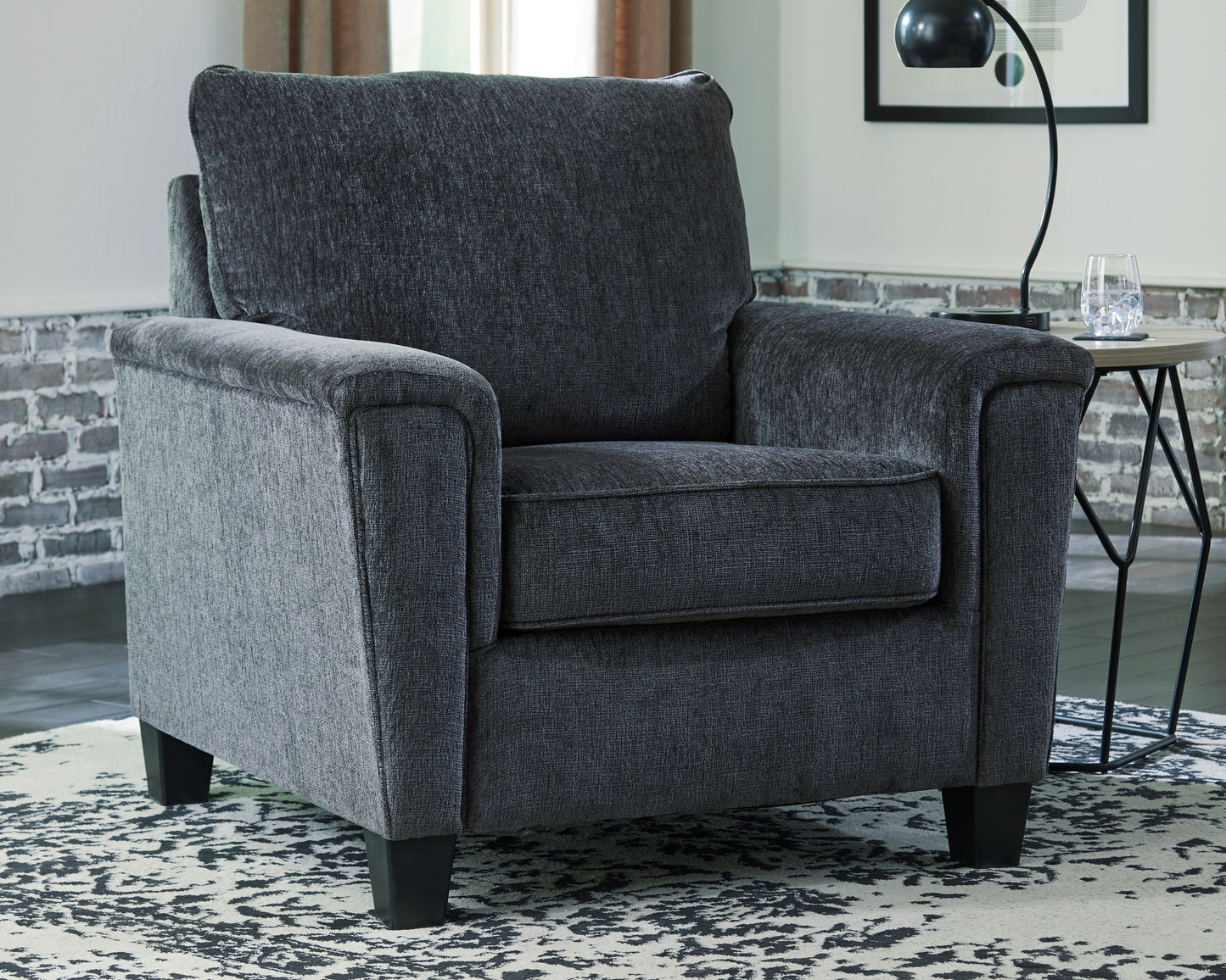 Haines Furniture Outlet - Ashley Furniture - Abinger Living Room - Chair / Smoke - 8390520