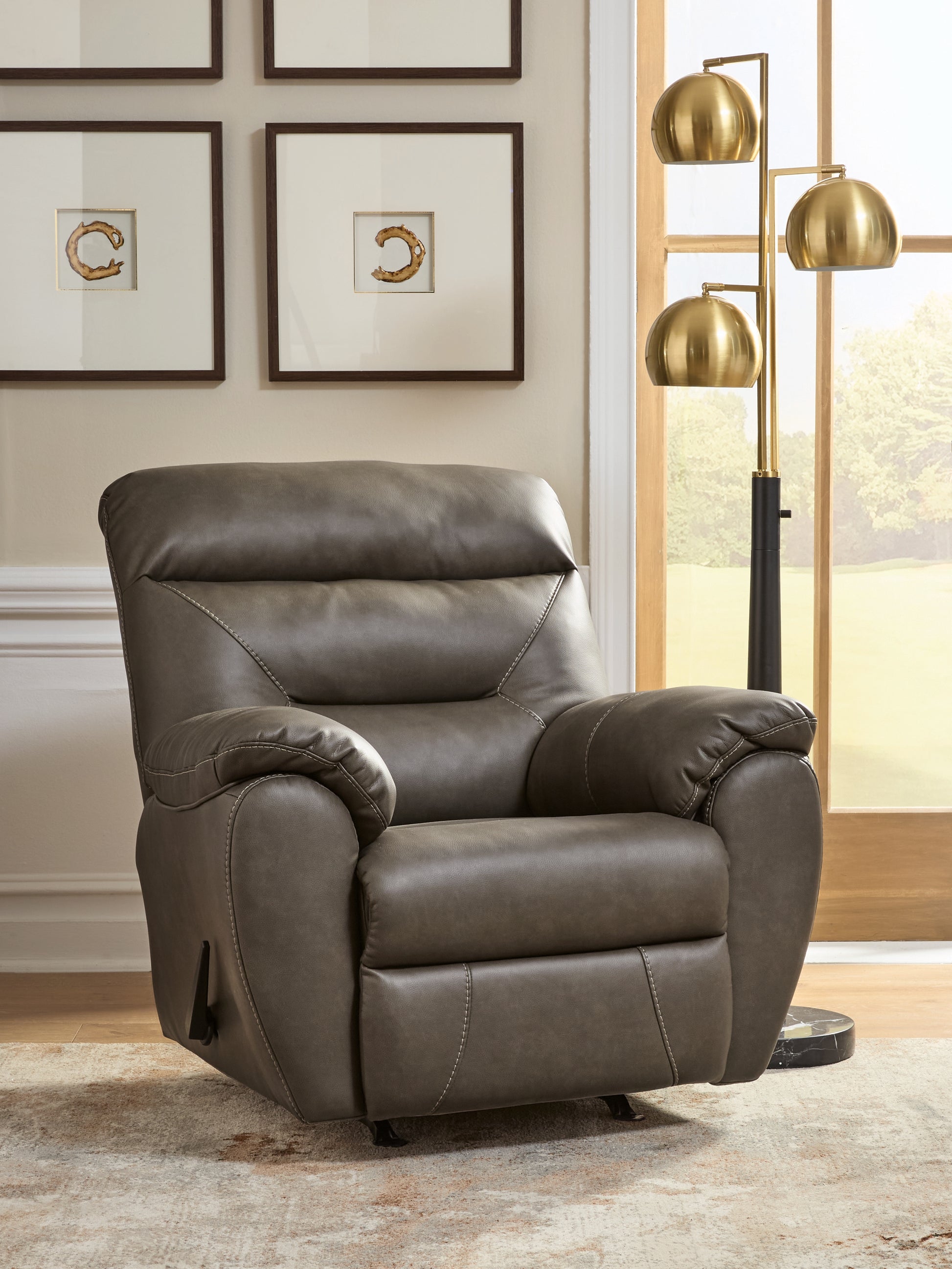 Haines Furniture Outlet - Ashley Furniture - Elksworth Living Room - Rocker Recliner - PC8400325
