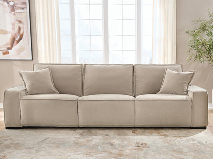 Haines Furniture Outlet - Ashley Furniture - Carceri Sectional - 3-Piece Power Sectional Reclining Sofa - 87003S3