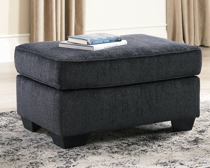 Haines Furniture Outlet - Ashley Furniture - Altari Living Room - Ottoman / Slate - 8721314