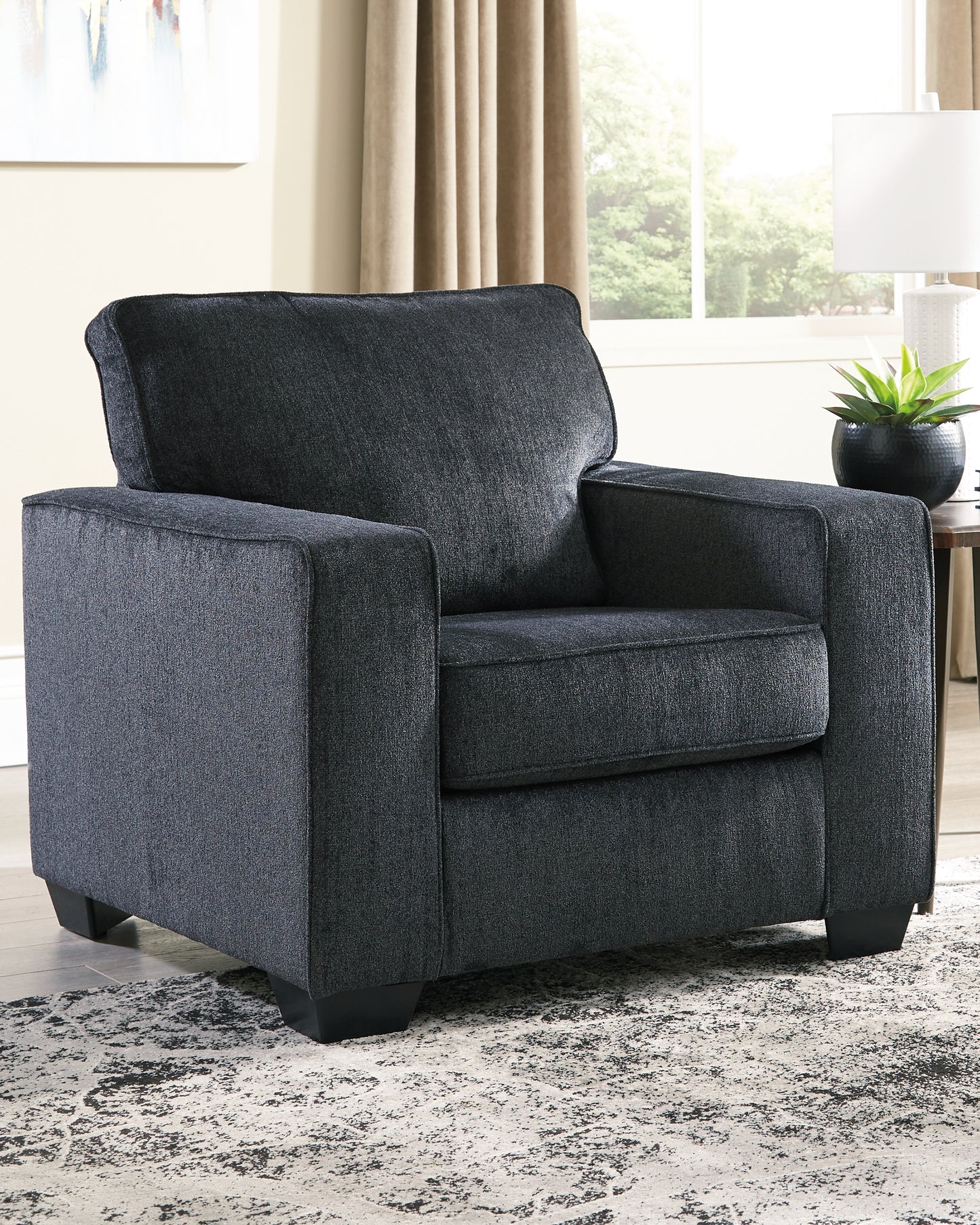 Haines Furniture Outlet - Ashley Furniture - Altari Living Room - Chair / Slate - 8721320