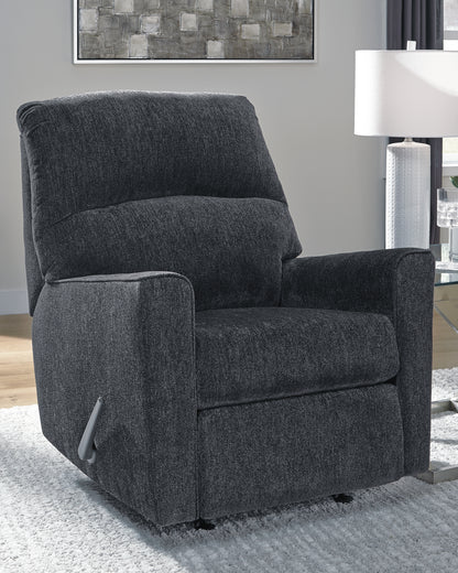 Haines Furniture Outlet - Ashley Furniture - Altari Living Room - Rocker Recliner / Slate - 8721325