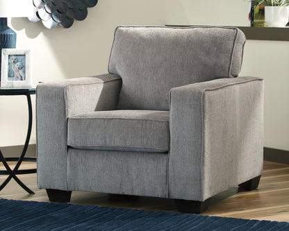 Haines Furniture Outlet - Ashley Furniture - Altari Living Room - Chair / Alloy - 8721420