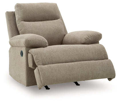Haines Furniture Outlet - Ashley Furniture - Side-Swipe Living Room - Rocker Recliner / Mocha - PC9140525