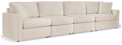 Haines Furniture Outlet - Ashley Furniture - Modmax Sectional - RAF 4-Piece Sectional / Oyster - 92103S10