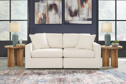 Haines Furniture Outlet - Ashley Furniture - Modmax Sectional - RAF 2-Piece Sectional / Oyster - 92103S1