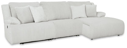 Haines Furniture Outlet - Ashley Furniture - Top Tier Sectional - 3-Piece Sectional Chofa / Alloy - 92706S10