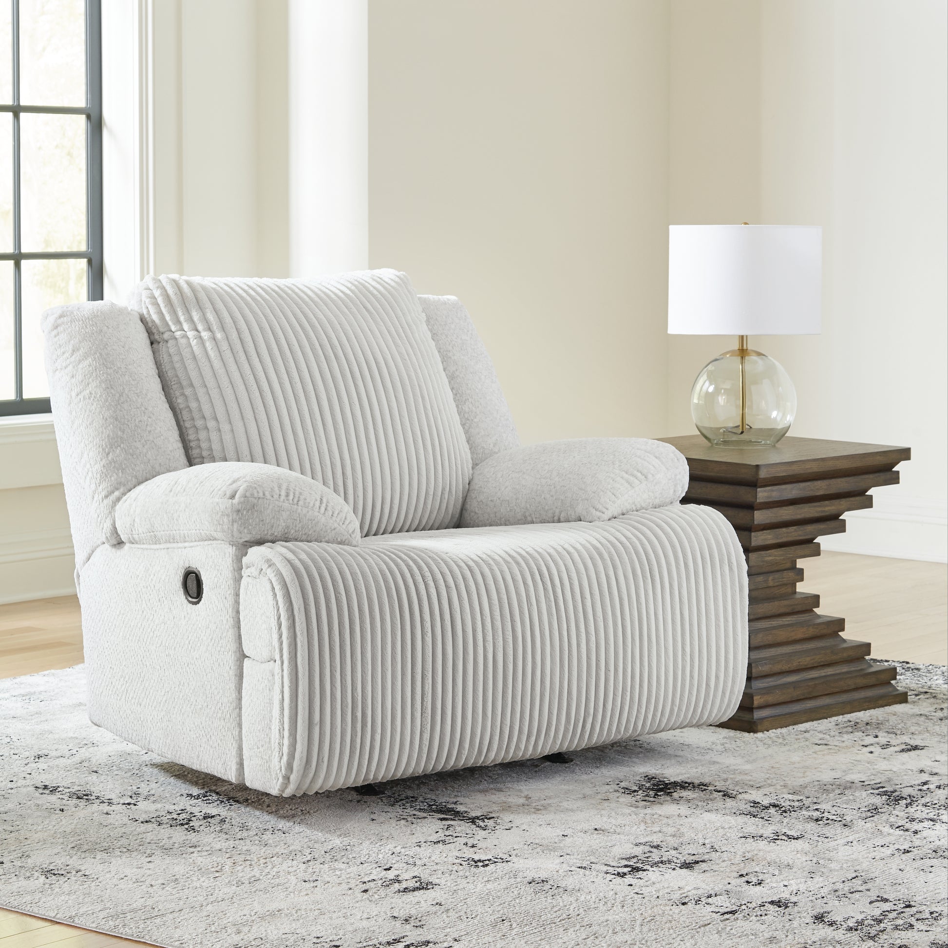 Haines Furniture Outlet - Ashley Furniture - Top Tier Living Room - Rocker Recliner / Alloy - 9270625