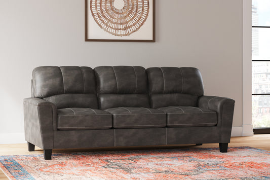 Haines Furniture Outlet - Ashley Furniture - Navi Living Room - Sofa / Fossil - 9400438