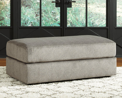 Haines Furniture Outlet - Ashley Furniture - Soletren Living Room - Oversized Accent Ottoman / Ash - 9510308