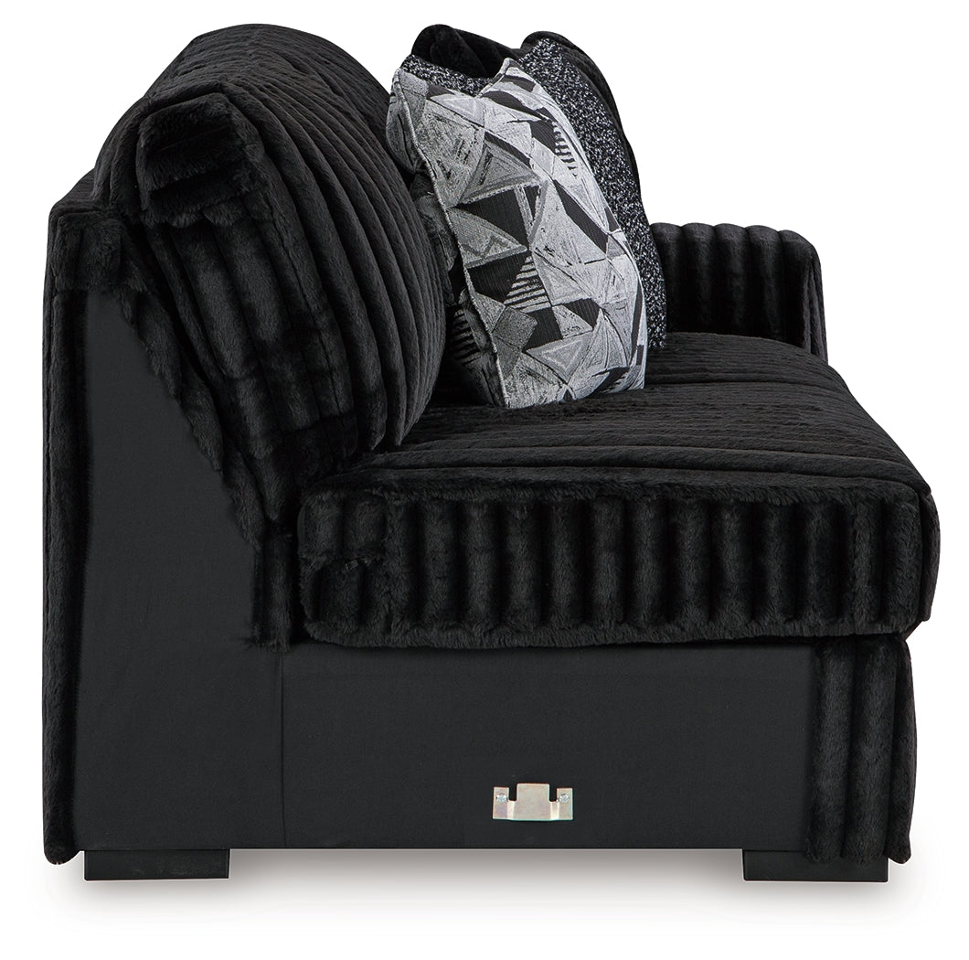 Midnight-Madness 4-Piece Sectional