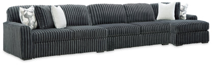 Midnight-Madness 3-Piece Sectional with Chaise