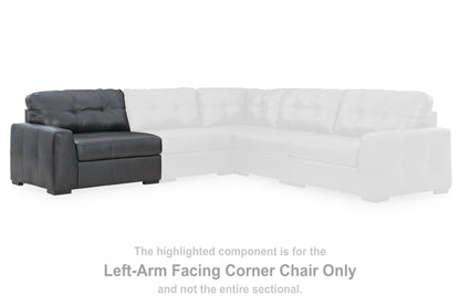 Haines Furniture Outlet - Ashley Furniture - Brindley Pier Sectional - LAF Corner Chair / Fog - 9950364