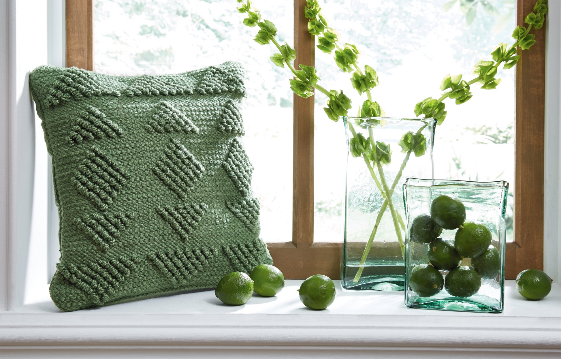 Haines Furniture Outlet - Ashley Furniture - Rustingmere Pillows - Pillow (4/CS) / Green - A1001013