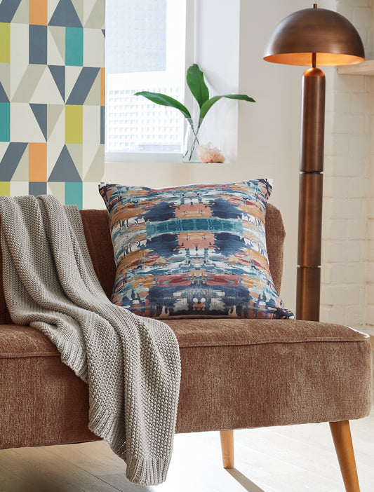 Haines Furniture Outlet - Ashley Furniture - Kennick Pillows - Pillow (4/CS) / Multi - A1001092