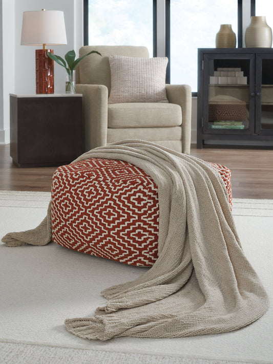 Haines Furniture Outlet - Ashley Furniture - Anawood Throw (Set of 3) - Throw (3/CS) / Oatmeal - A1001096